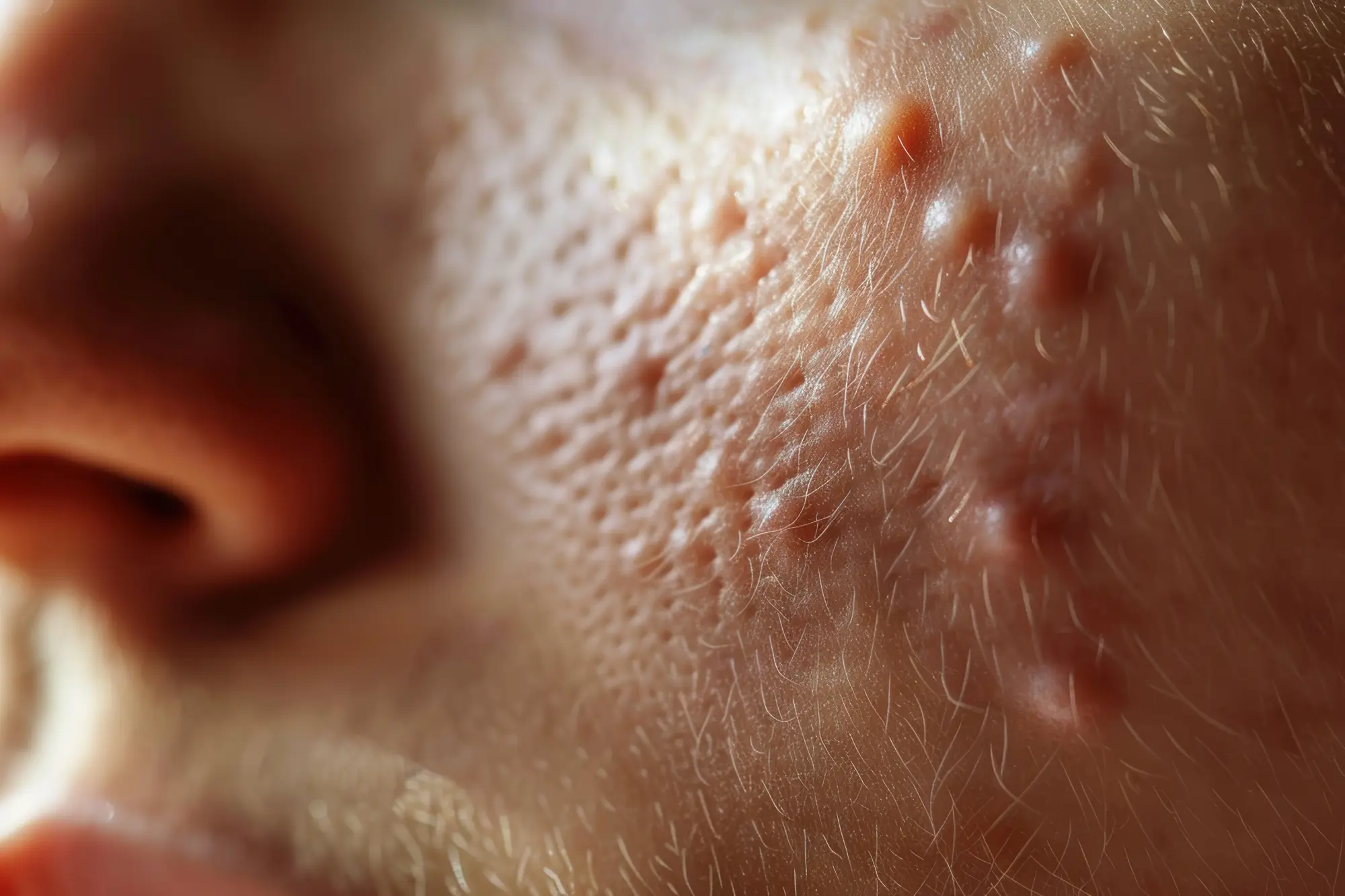 Biltmore Dermatology client with folliculitis